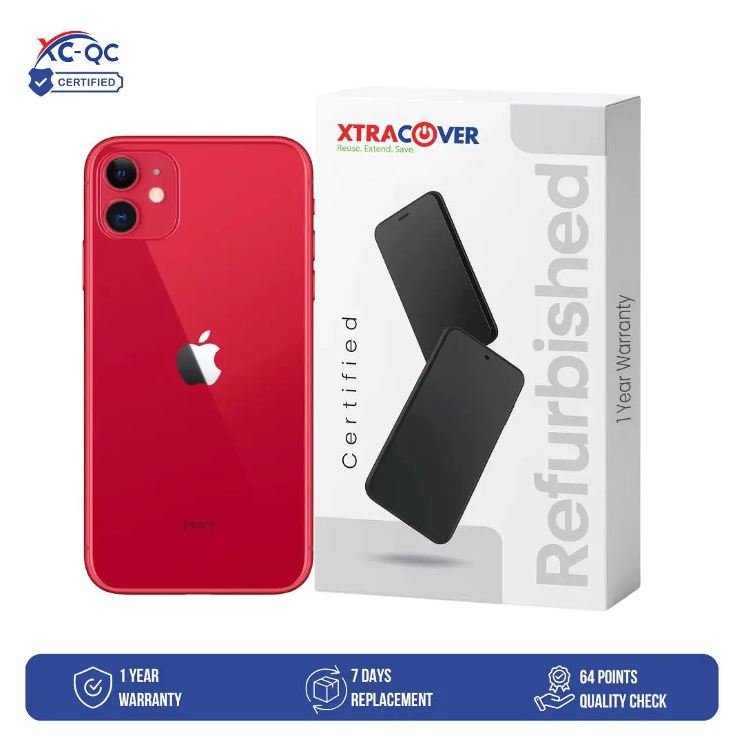 Buy iPhone 11 128GB Red Best Price | XtraCover - Refurbished