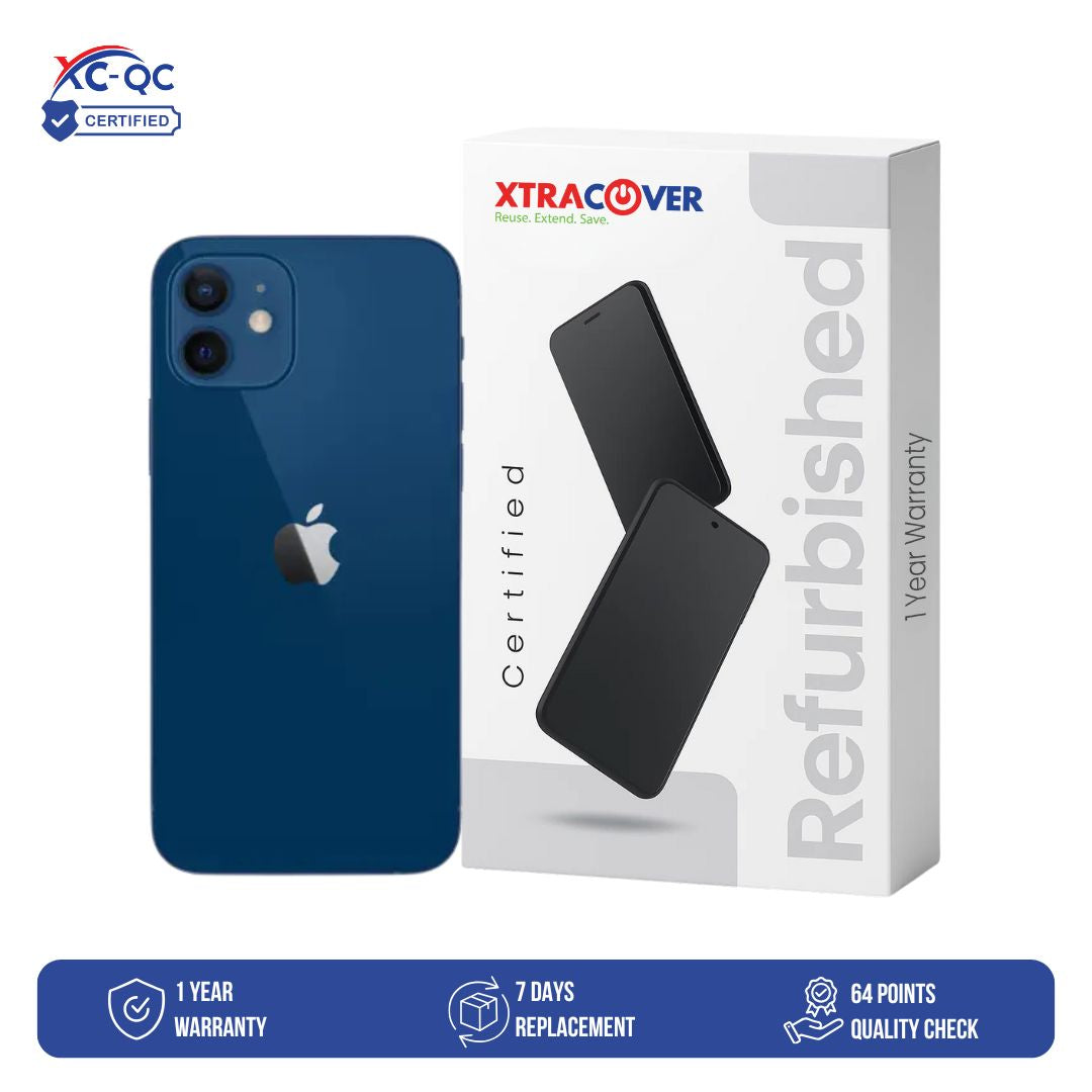 Apple Iphone 12 (64 GB, Blue) - Refurbished