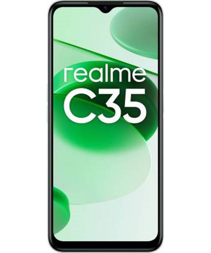 Realme C35 (64 GB, 4 GB RAM, Glowing Green)