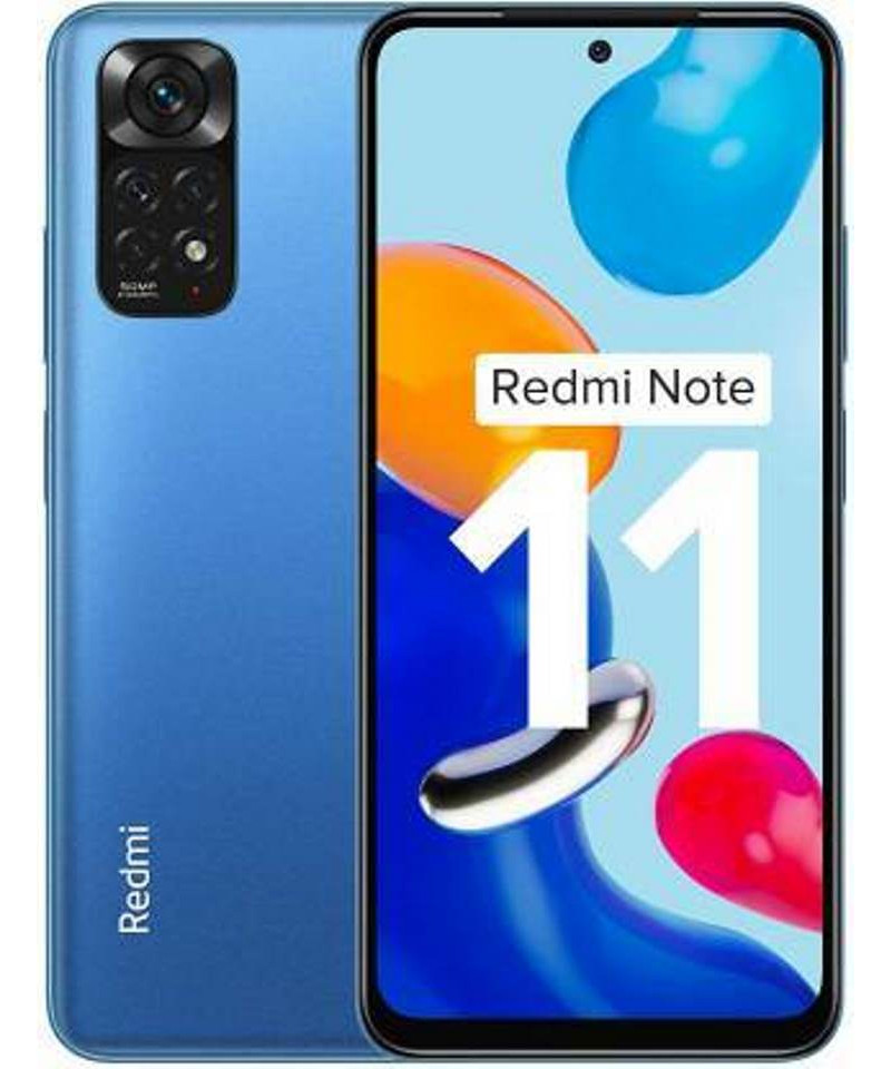 Xiaomi Redmi Note 11 (128 GB, 6 GB RAM, Star Blue) - Refurbished